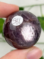 Highquality Gem Lepidolith Kugel Nr. 58l – Bild 2