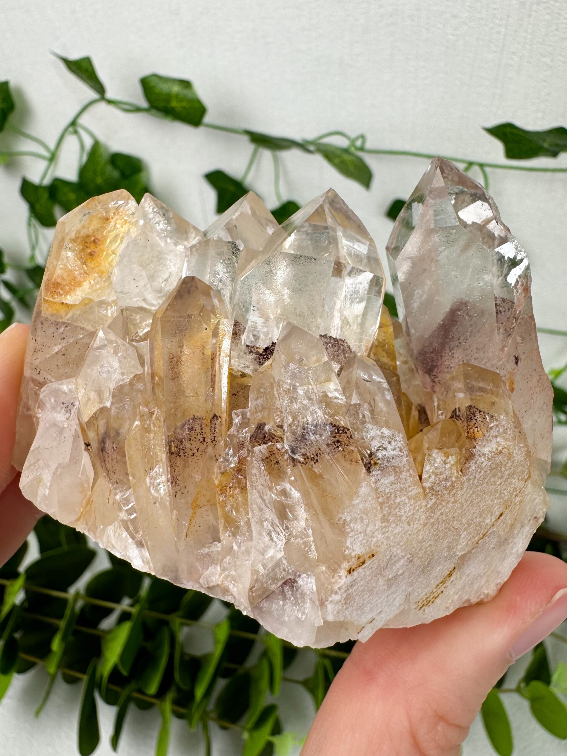 img_4409_jpg Sunset Phantom Quarz Cluster Nr. 169s – Bild 1