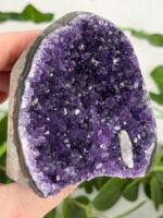 Amethyst Cluster / Cut Base mit Calcit Nr. 66a – Bild 2
