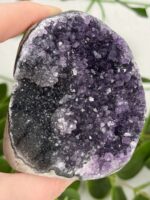 Bicolor Amethyst Cluster / Cut Base Nr. 52a – Bild 2