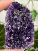 Amethyst Cluster / Cut Base mit Calcit Nr. 43a