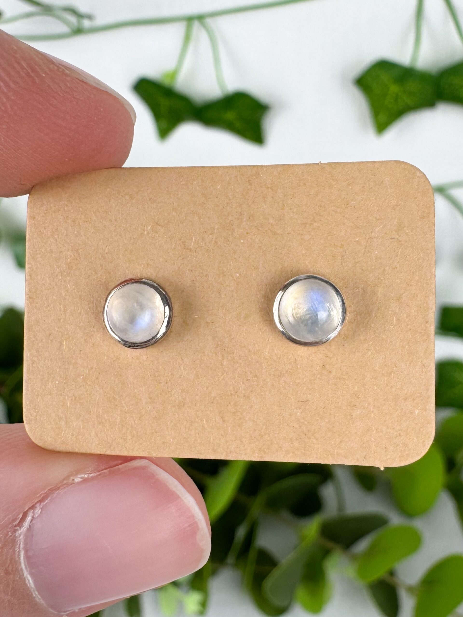 img_5984_jpg Weißer Labradorit Ohrringe – Bild 1