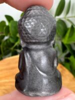 Mystery Silberobsidian Buddha – Bild 3