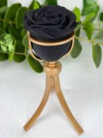 Obsidian Rose auf Ständer Nr. 22a – Bild 2