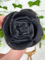 Obsidian Rose auf Ständer Nr. 22a – Bild 3