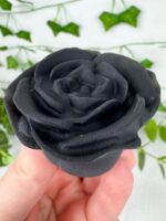 Obsidian Rose auf Ständer Nr. 22a – Bild 5