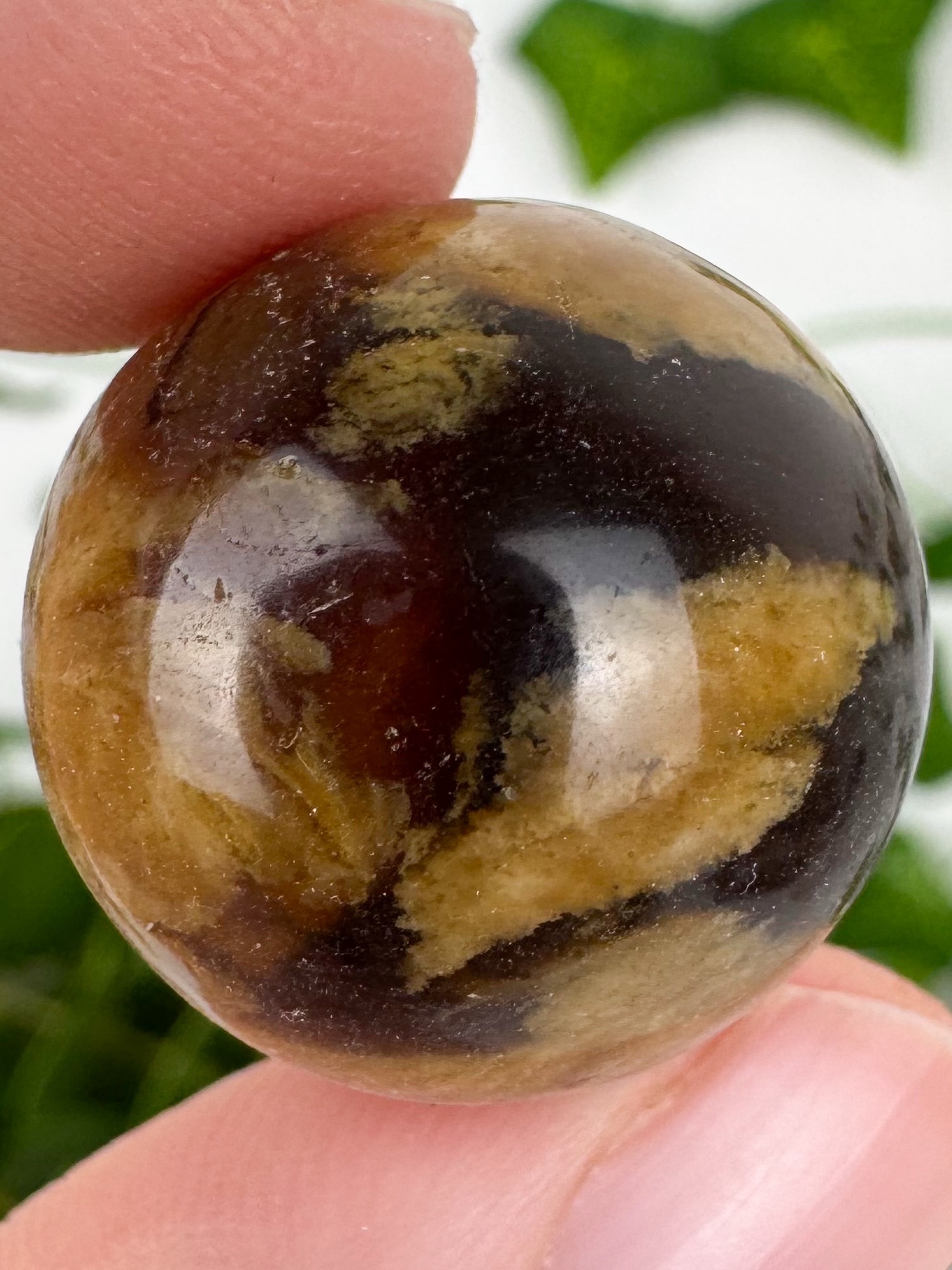 img_5028_jpg-3 „Milk & Honey“ Bernstein Kugel Nr. 29b3 – Bild 1