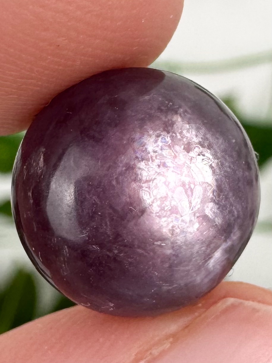 img_5063_jpg Gem Lepidolith Kugel Nr. 9gl – Bild 1