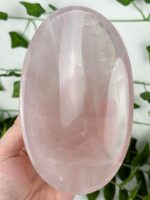 Rosenquarz Schale Nr. 85 – Bild 2