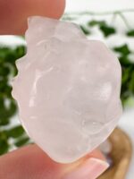 Anatomisches Herz aus Rosenquarz oder Amethyst – Bild 2