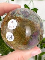 Rubin in Fuchsit Kugel Nr. 43rf – Bild 2
