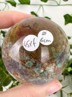 Rubin in Fuchsit Kugel Nr. 45rf – Bild 2