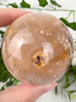 Blumenachat Kugel Nr. 40b