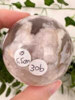 Blumenachat Kugel Nr. 30b – Bild 2