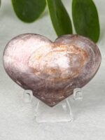 Gem Lepidolith Herz Nr. 18g5