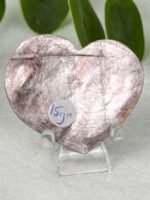 Gem Lepidolith Herz Nr. 15g1 – Bild 2