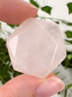 Rosenquarz Feenstein / Hexagon