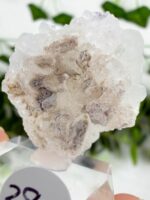Spirit Flower - Fluorit, Chalcedon und Quarz Nr. 38c – Bild 2