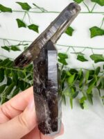Special Rauchquarz Doppelender mit extra Spitze Nr. 77r – Bild 2
