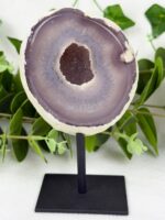 Achat Geode auf Ständer Nr. 45go