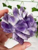 Chevron Amethyst Blume Nr. 74ro – Bild 3