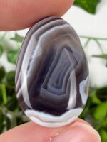 Botswana Achat Tropfen gebohrt Nr. 10b8