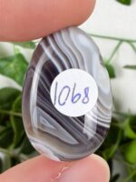 Botswana Achat Tropfen gebohrt Nr. 10b8 – Bild 3