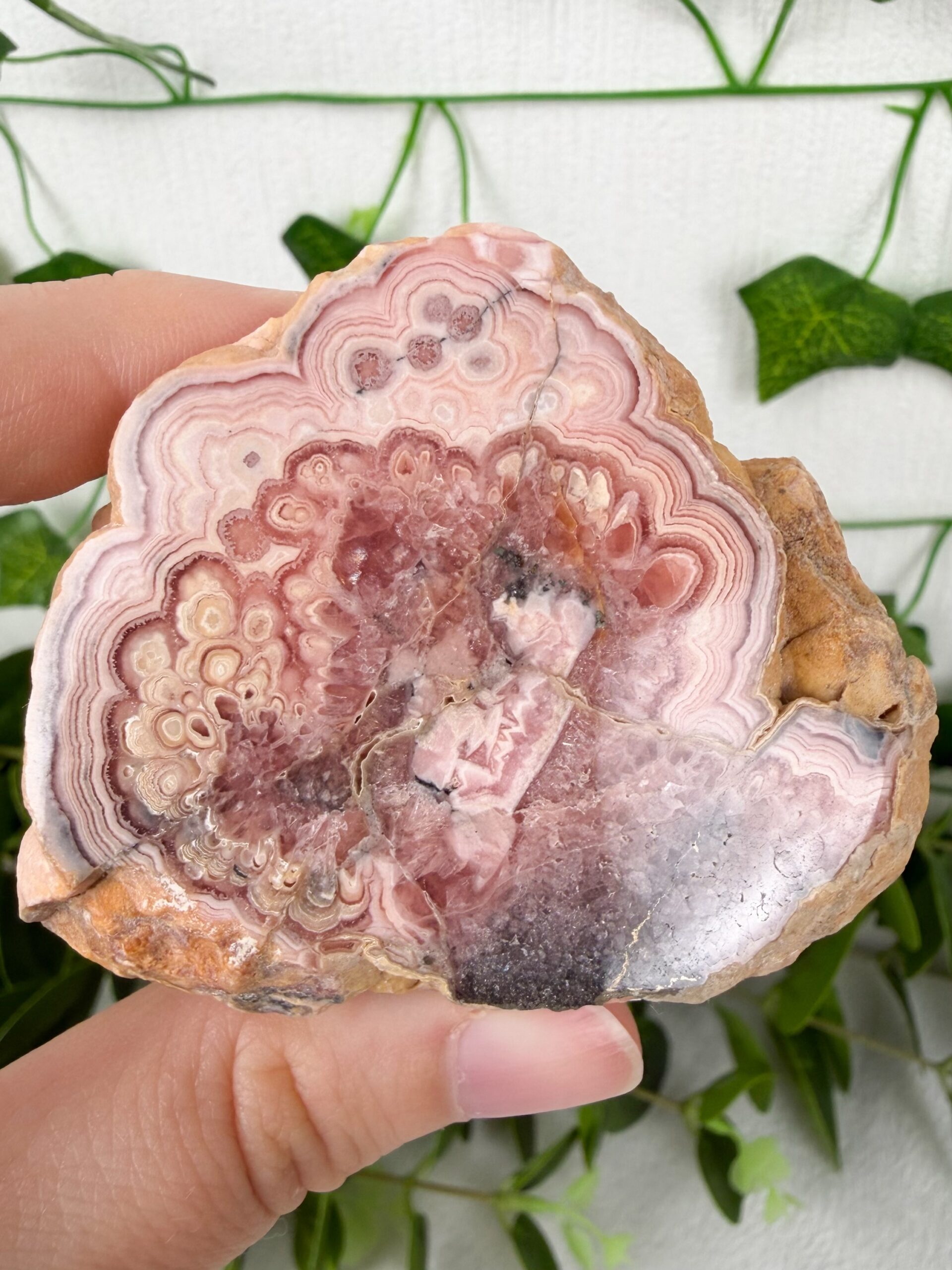 img_2706 Rhodochrosit mit Pyrit Nr. 89r – Bild 1