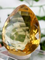 Citrin (erhitzter Amethyst) in facettierter Tropfenform Nr. 59ci – Bild 2